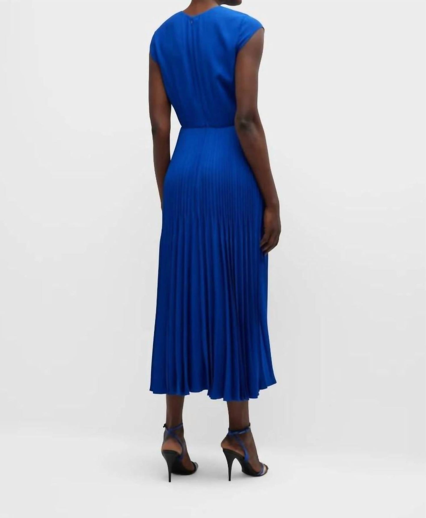 Jason Wu - Cap Sleeve Pleated Midi Dress