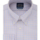 Camisa social masculina Eagle Tattersall roxa tamanho 36-37