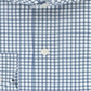 Camisa social masculina Tommy Hilfiger com gola xadrez e ajuste clássico, verde, tamanho 17,5 x 32 x 33