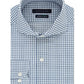 Camisa social masculina Tommy Hilfiger Classic Fit, sem ferro, Thflex Supima Stretch Check, verde, tamanho 18 x 36-37