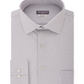Camisa social masculina Van Heusen Classic/Regular Fit com gola flexível e xadrez elástico, roxa, tamanho G