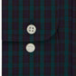 Camisa social xadrez Eagle Masculina Classic Regular Fit, sem passar a ferro, com gola flexível, verde, tamanho 17X32-33