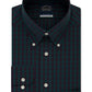 Camisa social masculina Eagle com gola xadrez verde tamanho 36-37