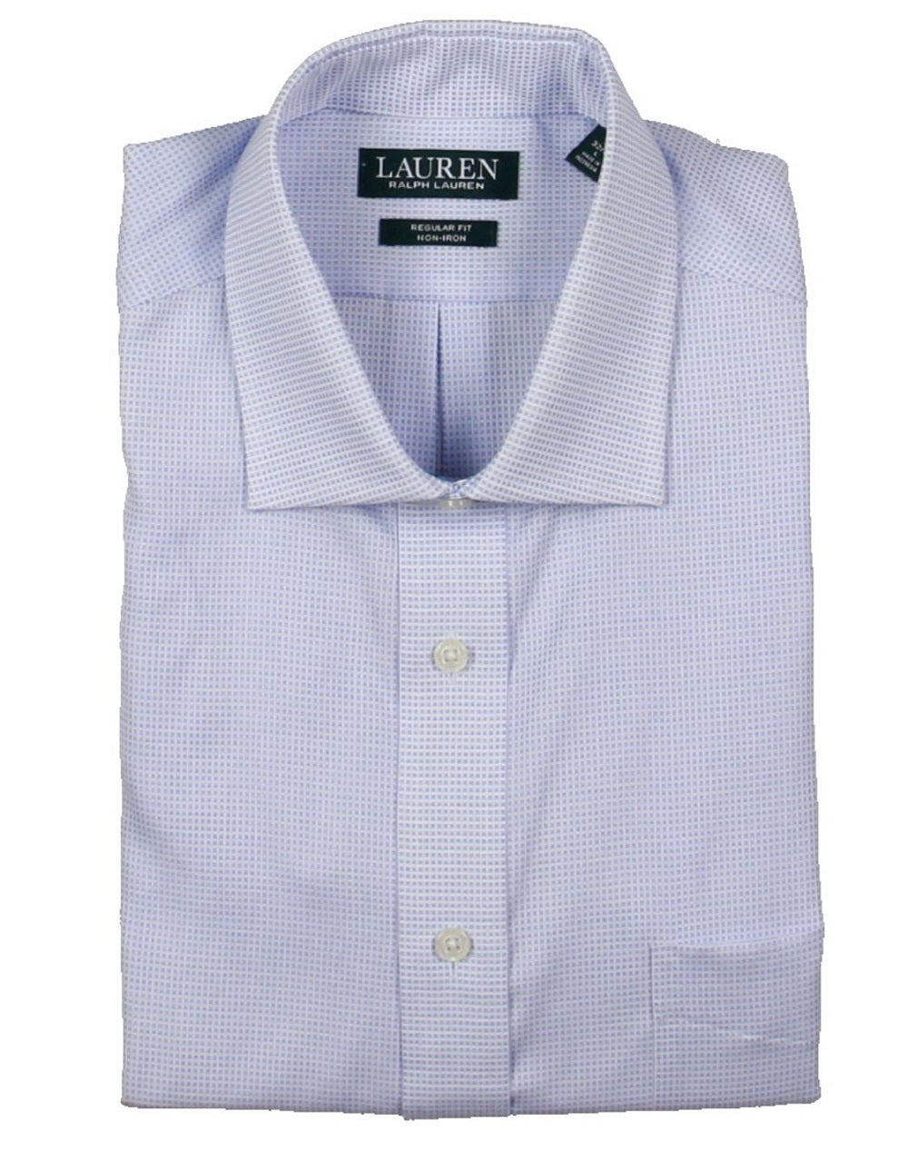 Camisa Ralph Lauren Masculina de Algodão com Bolso e Botões Azul Tamanho 16X32X33