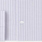 Camisa social masculina Calvin Klein com logo slim fit e gola elástica, roxa, tamanho 16x32-33