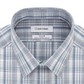 Camisa social masculina Calvin Klein Steel+ Slim-Fit, sem necessidade de passar, multi-xadrez, verde, tamanho 15x34-35