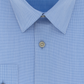 Camisa social Calvin Klein Slim Fit Performance sem passar, azul, tamanho 16,5, 36/37