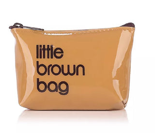 Bolsa pequena marrom feminina Bloomingdale's, bolsa para chaves, tamanho regular, marrom