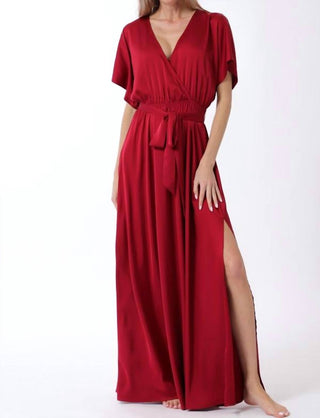 Aakaa - Maxi Dress With Dolman Sleeves