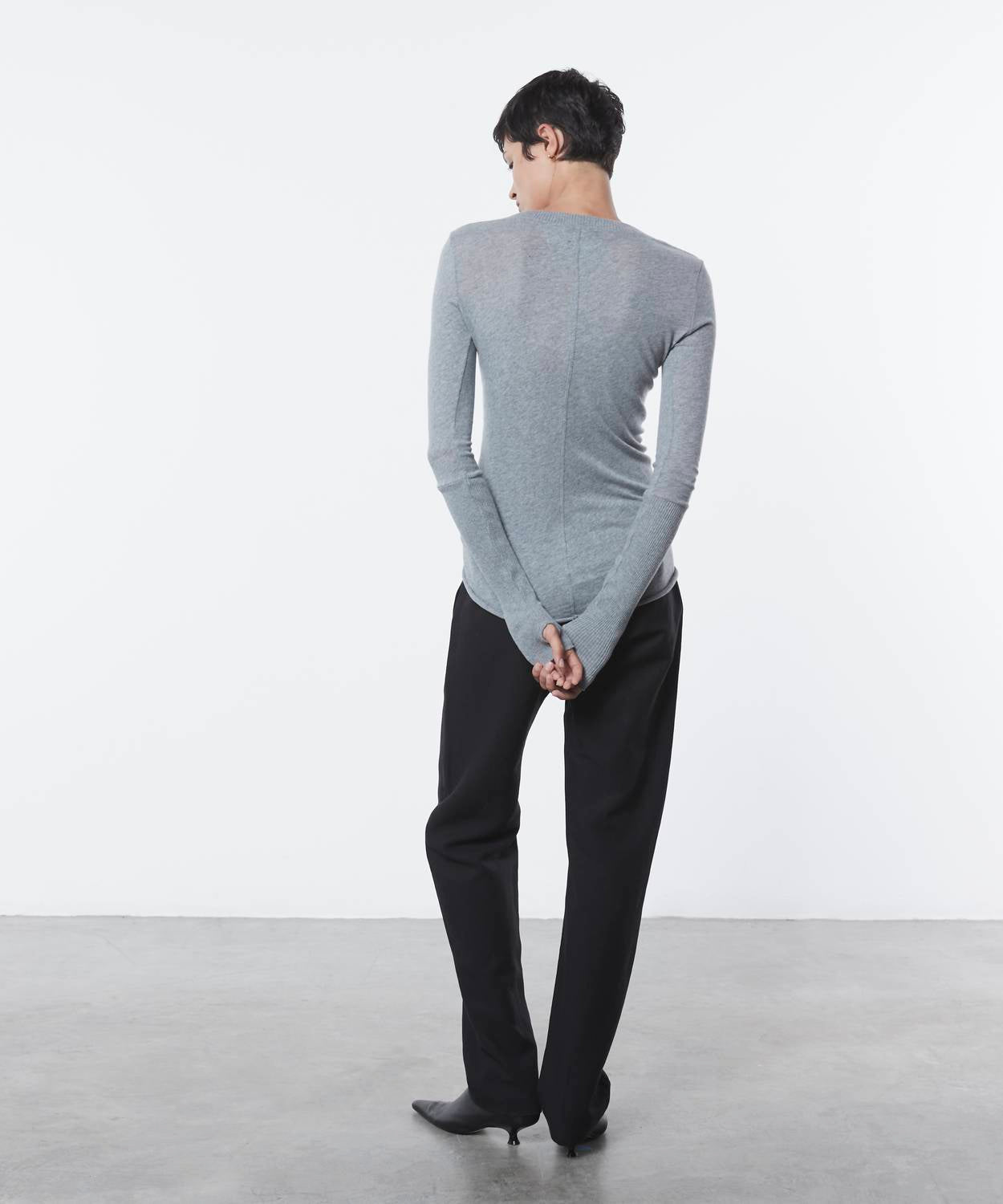 Enza Costa - CASHMERE LONG SLEEVES CUFFED HENLEY