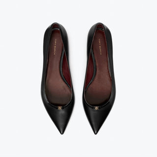 Tory Burch - Sapatilhas femininas com fivela dupla T