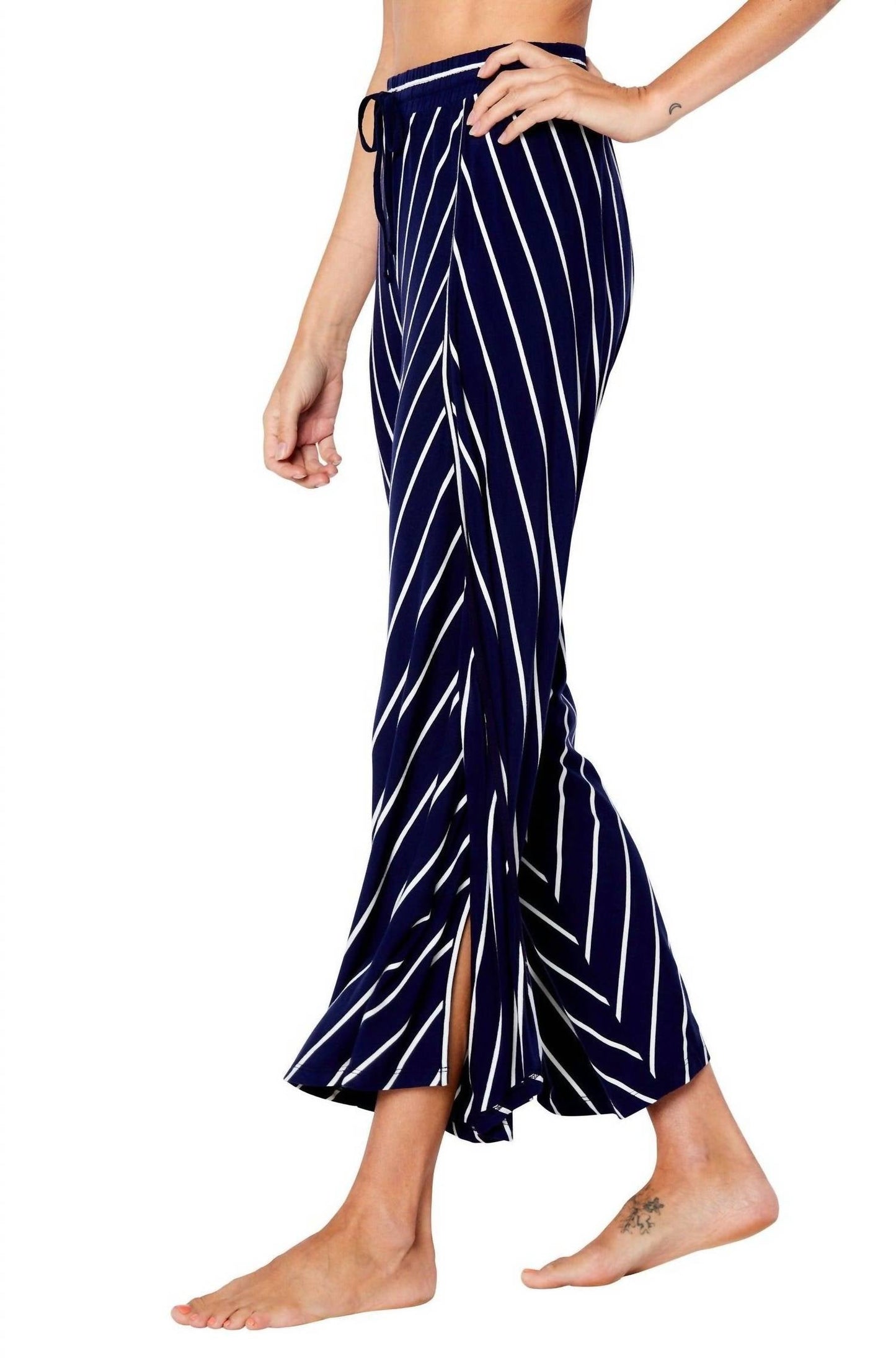 Twelve Eighty Eight - Marina Stripes Drop Shoulder Loungewear Set