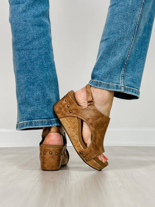 Corkys Footwear - Women's Carley Distressed Wedges