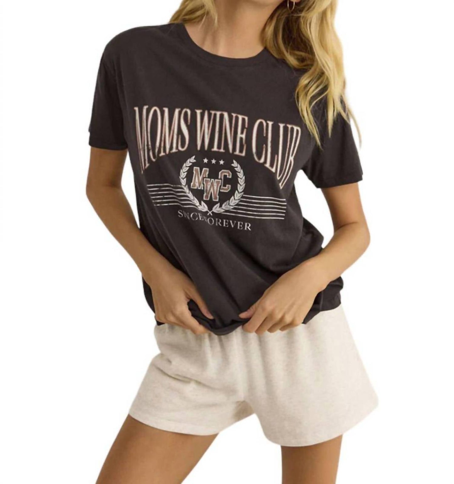 Z Supply - Boyfriend Moms Wine Club Tee