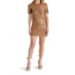 Steve Madden - Metallic Knit Mini Dress