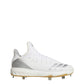 Chuteira de beisebol Adidas Icon 4 masculina, branca, tamanho 7 D(M) EUA