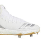 Chuteira de beisebol Adidas Icon 4 masculina, branca, tamanho 7 D(M) EUA