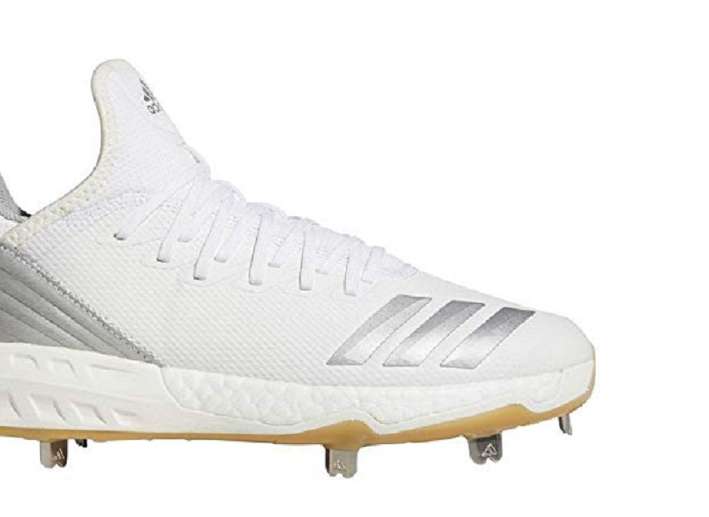 Chuteira de beisebol Adidas Icon 4 masculina, branca, tamanho 7 D(M) EUA