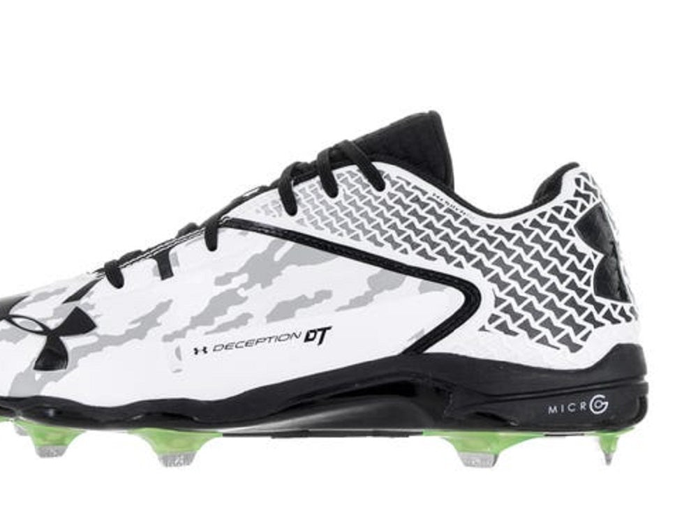 Under Armour Masculino Deception Low Dt Branco/Preto Tamanho 14 D(M) EUA