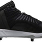 Tênis de beisebol Adidas Boost Icon 3 masculino, preto/branco/prateado, tamanho 5,5 D(M) EUA