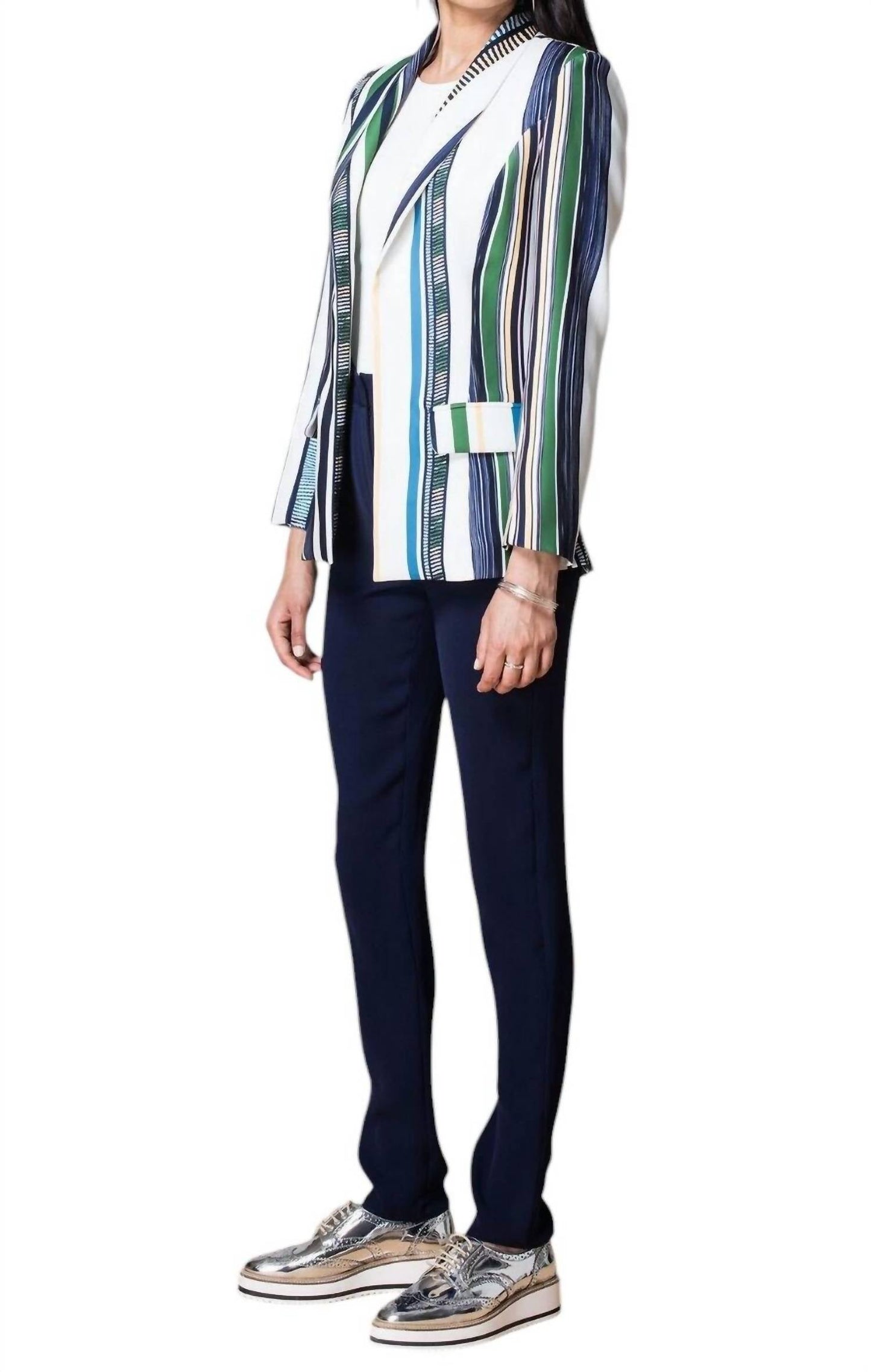 Sachin & Babi - Uva Colored Striped Blazer