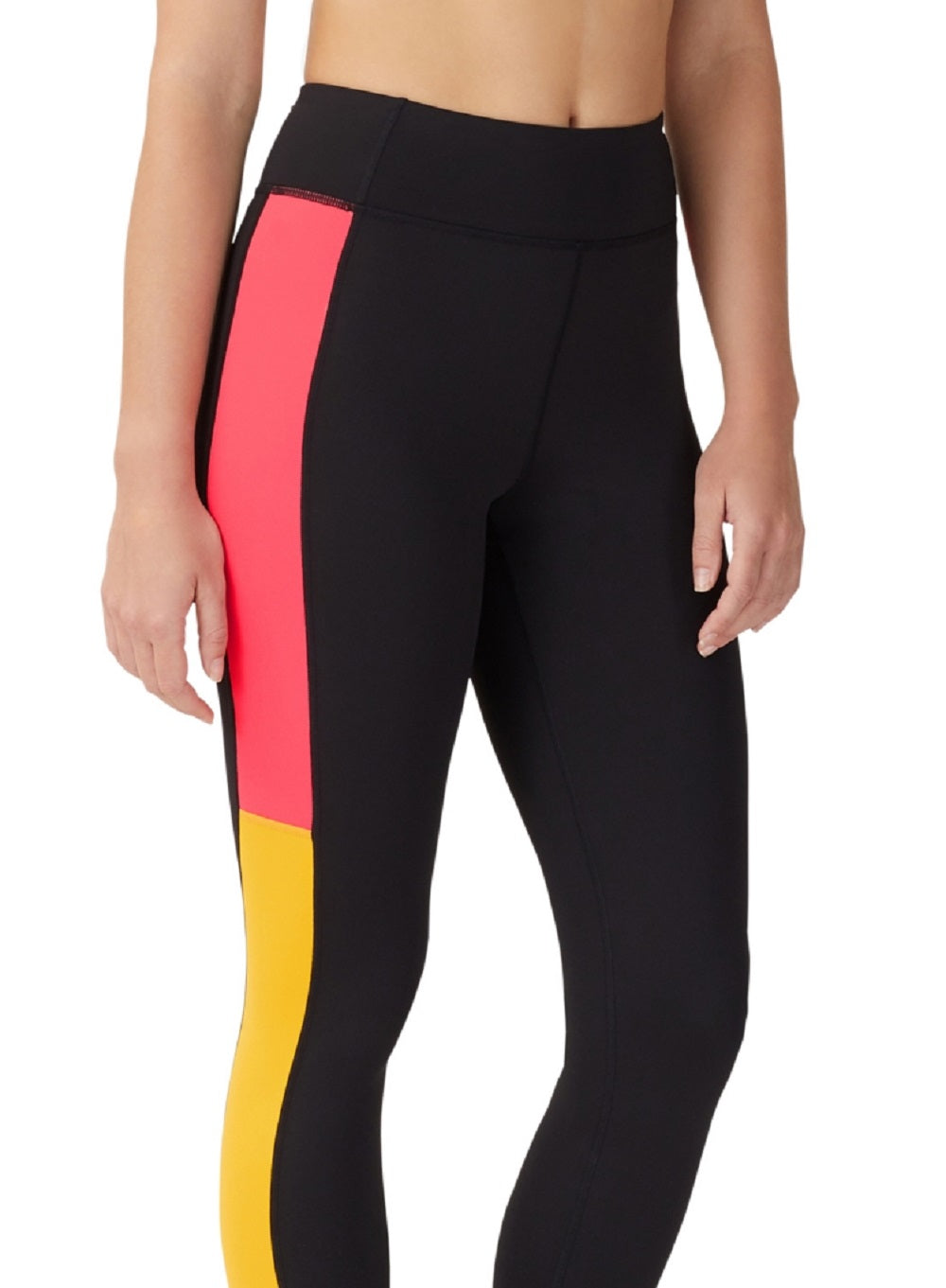 Legging Fila Valiant Colorblocked 7/8 Feminina Preta Tamanho X-S