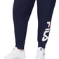 Calça Jogger Fila Jewel Feminina Azul Tamanho 2X
