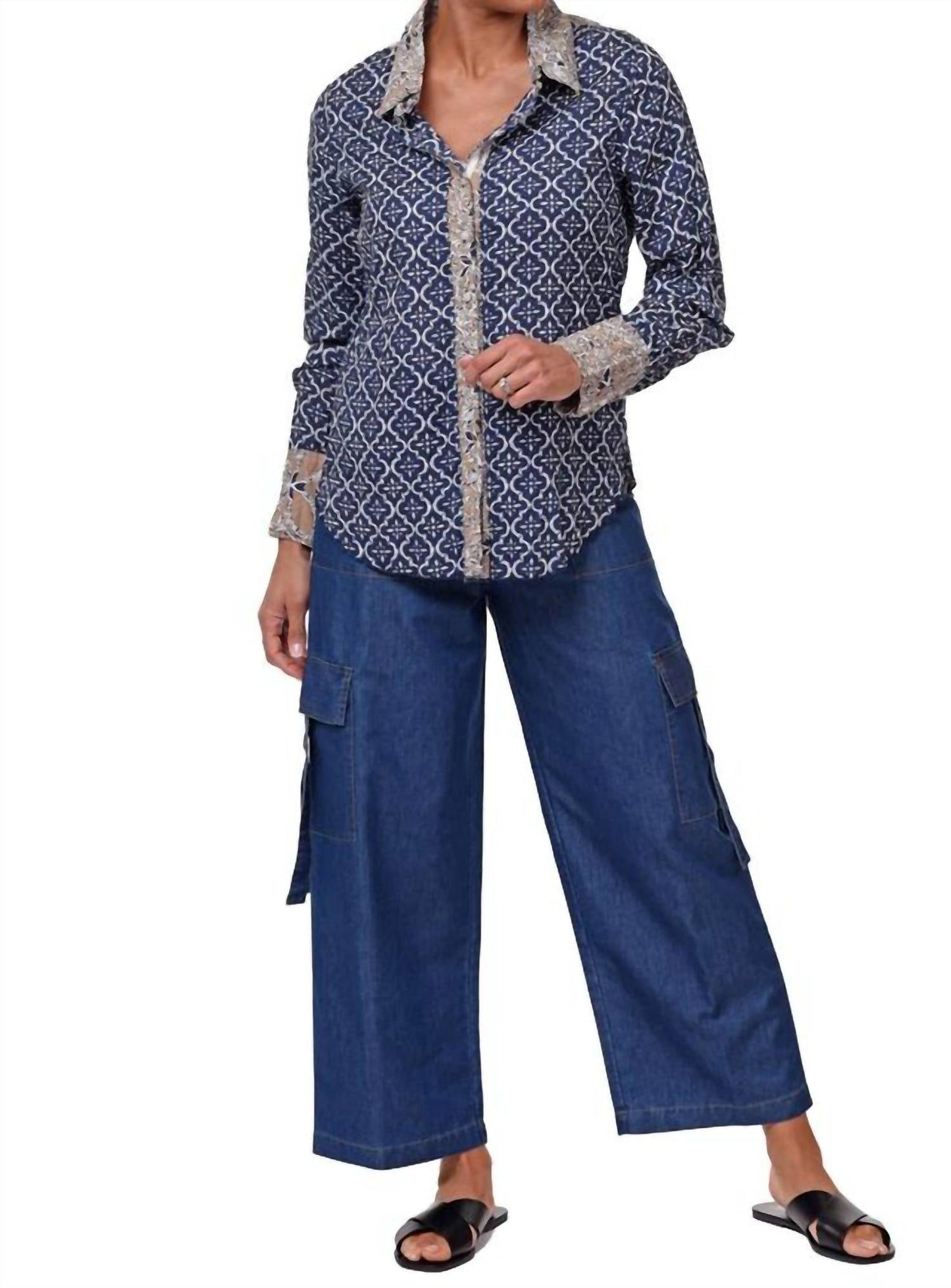Tulip Clothing - Gretchen Button Down Blouse