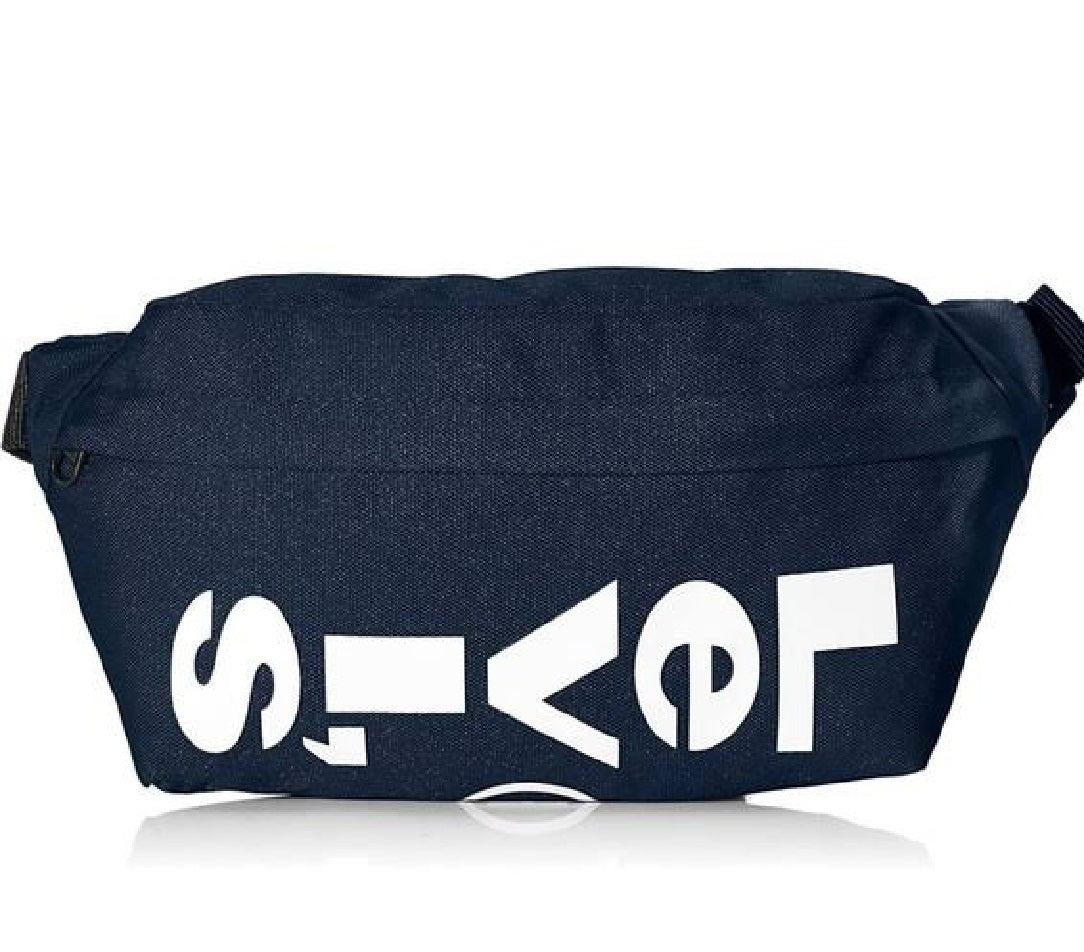 Bolsa tiracolo ajustável com logotipo Levi's masculina, azul, tamanho regular