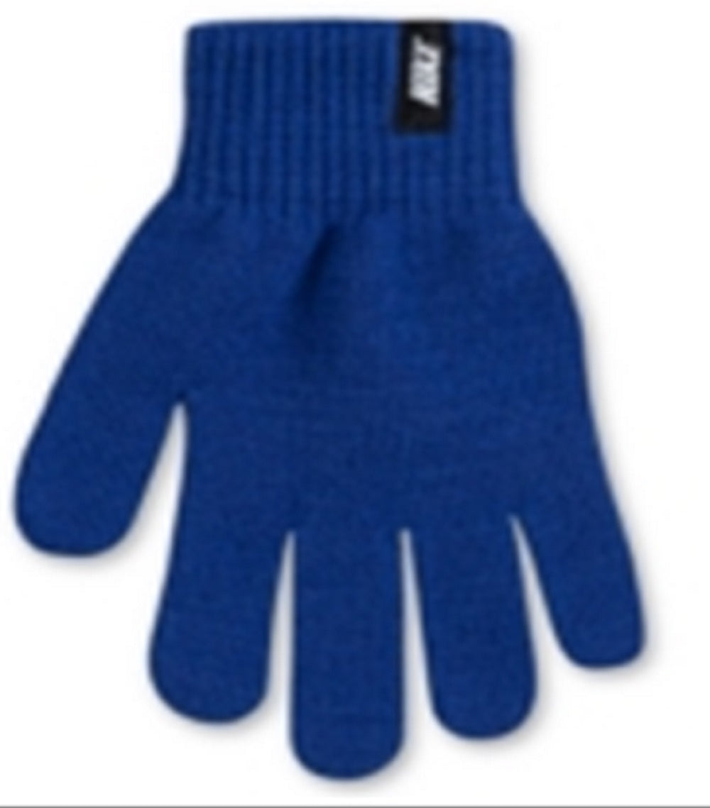 Conjunto de gorro e luvas Nike Big Boy's 2 peças com listras repetidas, azul, tamanho único