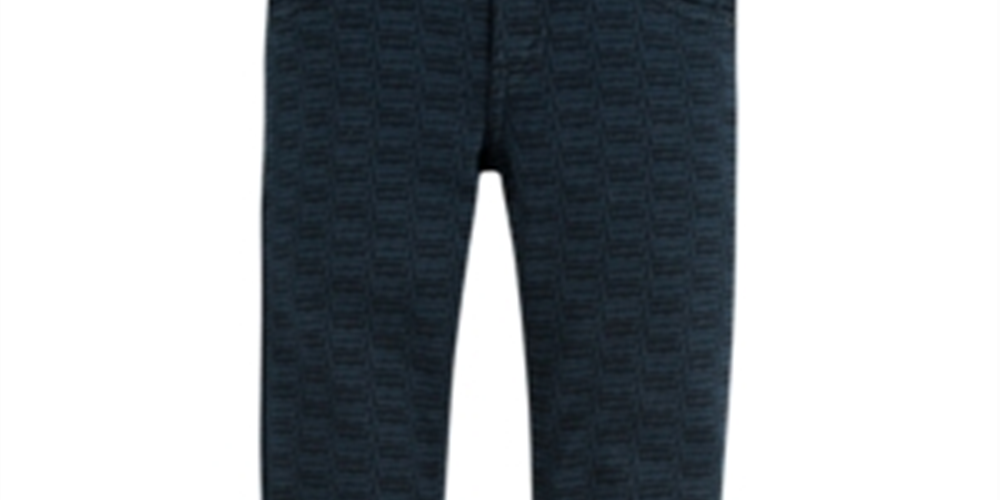 Calça jeans Levi's Big Boy's 512 Slim Tapered Fit com estampa de logotipo elástica, azul, tamanho 12