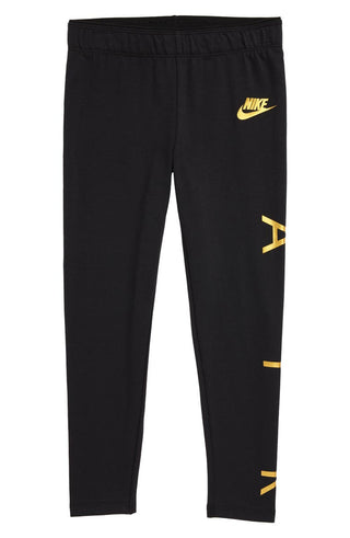 Legging Nike Air para Meninas Preta Tamanho 4