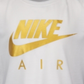 Camiseta Nike Air Print Infantil para Menina, Branca, Tamanho 3T