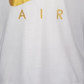 Camiseta Nike Air Print Infantil para Menina, Branca, Tamanho 3T