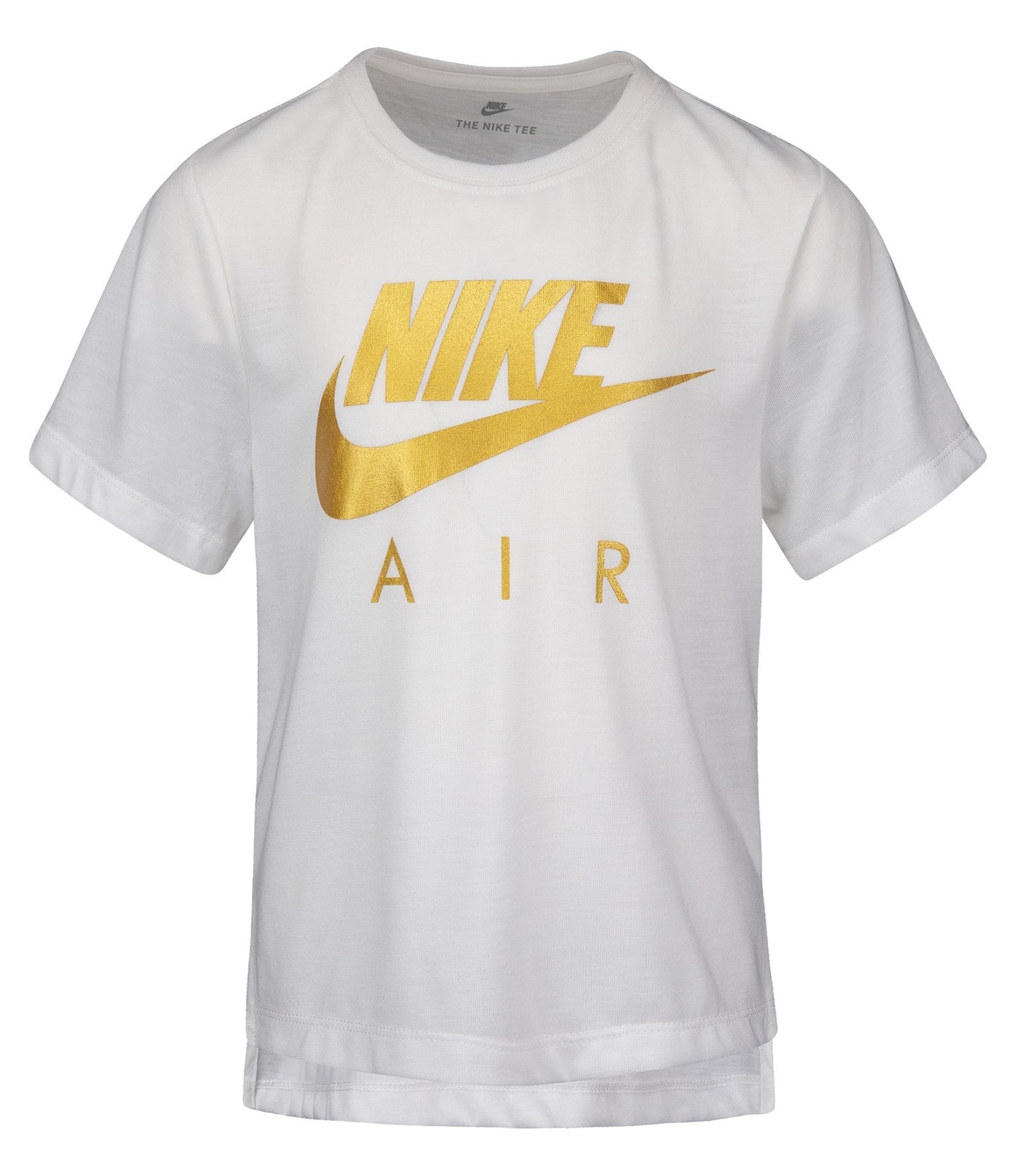 Camiseta Nike Feminina Boxy para Meninas, Branca, Tamanho 6X