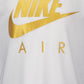Camiseta Nike Feminina Boxy para Meninas, Branca, Tamanho 6X