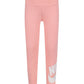 Calça de moletom Nike Sportswear para meninas, rosa, tamanho 2T