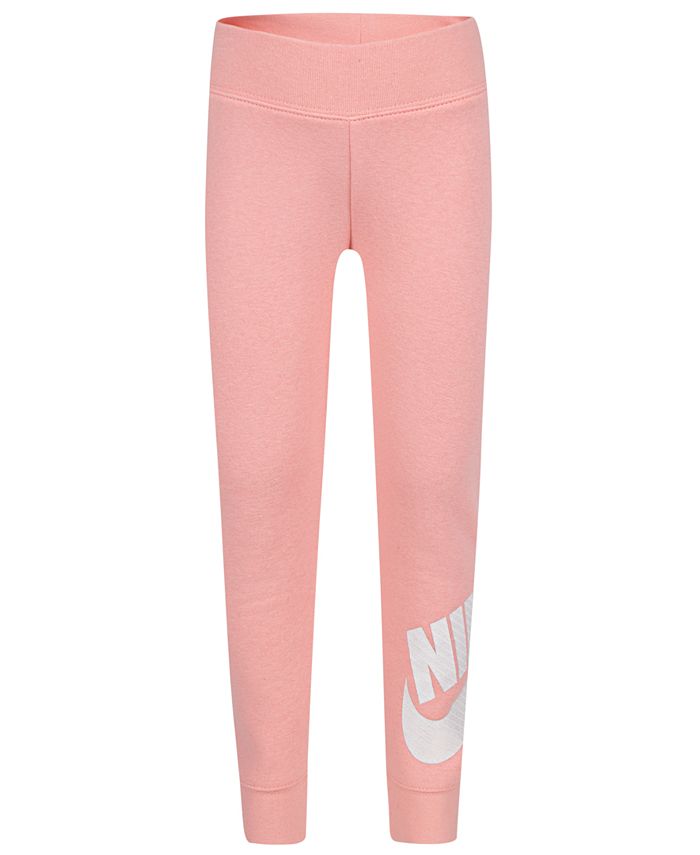 Calça de moletom Nike Sportswear para meninas, rosa, tamanho 2T