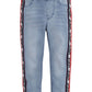 Calça Legging Levi's Big Girl's Side Stripe Azul Tamanho 8