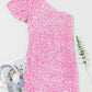 1 With Women - Sequin Puff Sleeve Bodycon Mini Dress