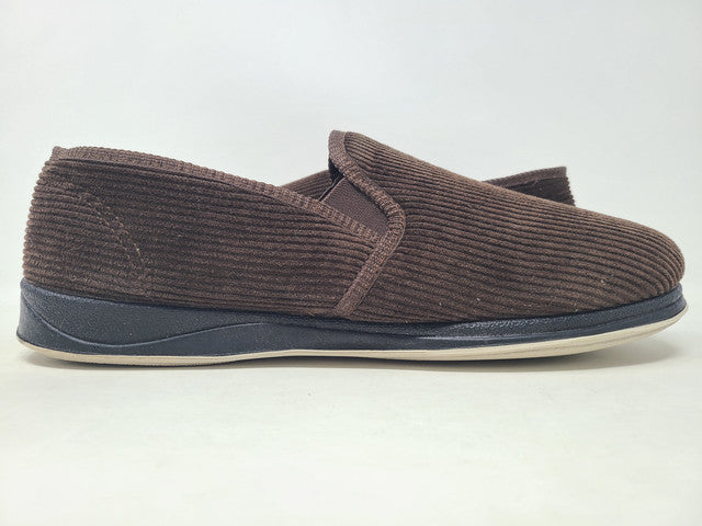 Pantufas Padders Albert Masculinas Marrons Tamanho 12 M Reino Unido