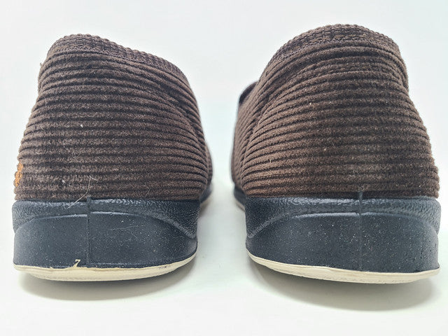 Pantufas Padders Albert Masculinas Marrons Tamanho 12 M Reino Unido