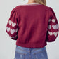 &Merci - HEART BUTTON-FRONT CARDIGAN