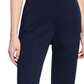 Calça feminina St. John de lã mista, azul, tamanho 2