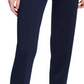 Calça feminina St. John de lã mista, azul, tamanho 2