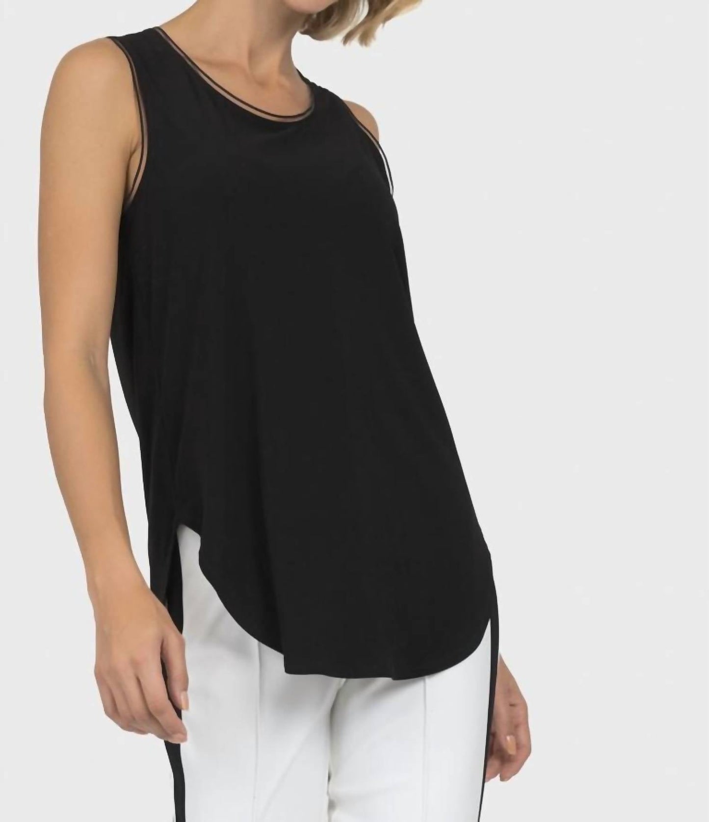 Joseph Ribkoff - Sleeveless Shaped Top