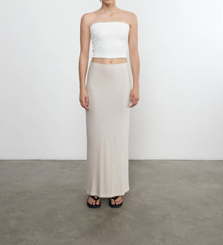 Enza Costa - SILK KNIT BIAS SKIRT