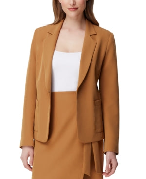 Blazer Tahari Asl Feminino com Lapela Entalhada e Frente Beijada, Tamanho 2