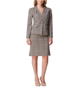 Jaqueta marrom feminina Tahari ASL tamanho 6