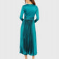 Mac Duggal - Long Sleeve Midi Dress